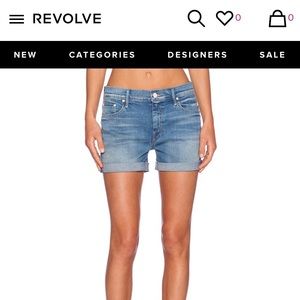 MOTHER Denim, “The Dropout Cuff Short”